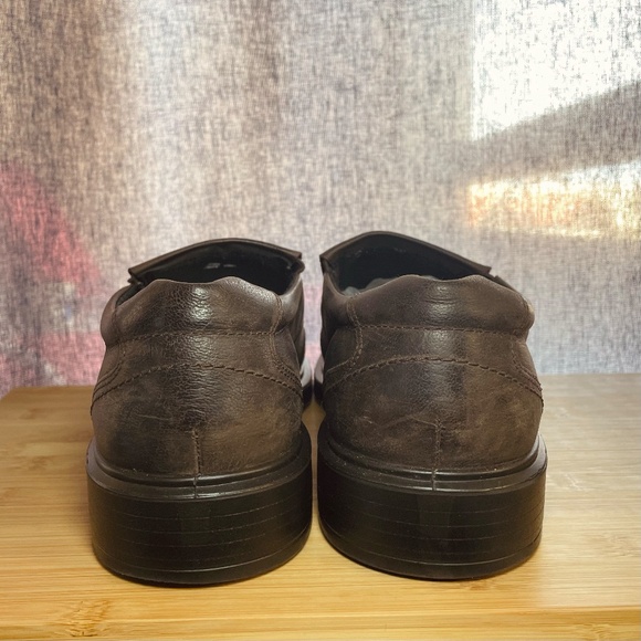 ECCO Helsinki 2 Shoes Brown Bicycle Toe Loafers 46 12 12.5 Dress Business Casual main image 7